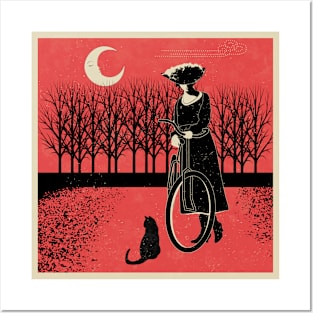 Cat cycle beardsley tribute Posters and Art